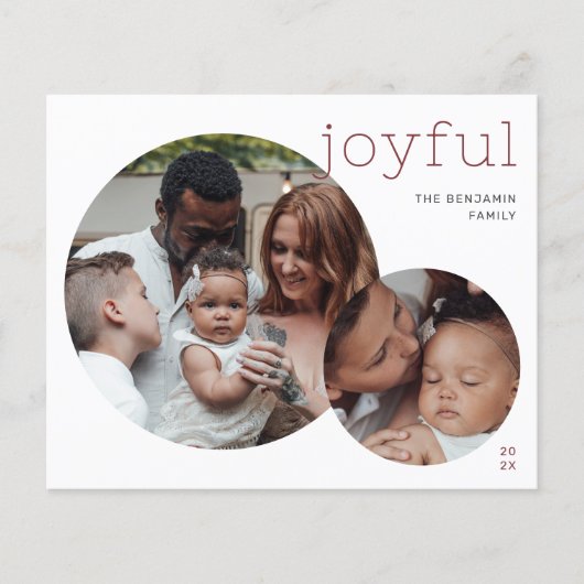 喜んで | 2写真モダンクリスマスホリデー予算 (正面)