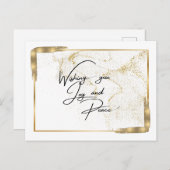 喜エレガントびと平和を祈る台本 シーズンポストカード (正面/裏面)