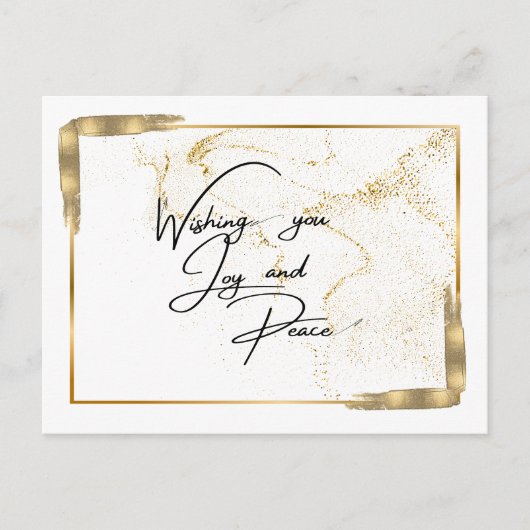 喜エレガントびと平和を祈る台本 シーズンポストカード (正面)