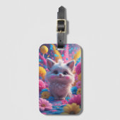 喜カラフルびと幸福のお祝い ラゲッジタグ (正面縦)