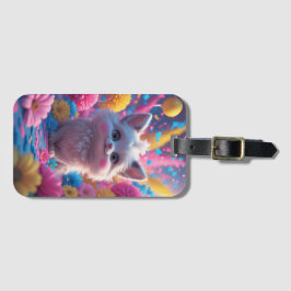 喜カラフルびと幸福のお祝い ラゲッジタグ