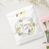 喜カラフルびの雛の卵と挨拶リース フェイバーバッグ (封をした状態)