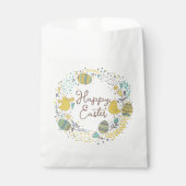 喜カラフルびの雛の卵と挨拶リース フェイバーバッグ (正面)