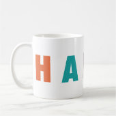 喜メリーび |クリスマスカラフル コーヒーマグカップ (左)