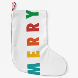 喜メリーび |クリスマスカラフル スモールクリスマスストッキング