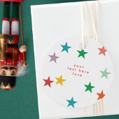 喜メリーび |クリスマスカラフル フェイバータグ