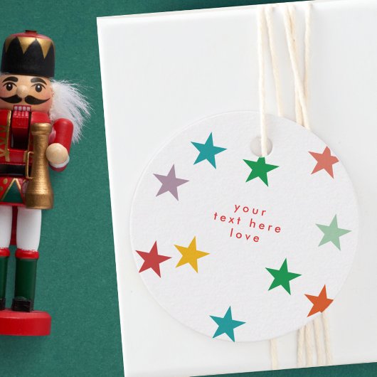 喜メリーび |クリスマスカラフル フェイバータグ