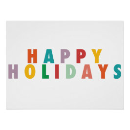 喜メリーび |クリスマスカラフル ポスター