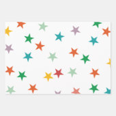 喜メリーび |クリスマスカラフル ラッピングペーパーシート (正面)