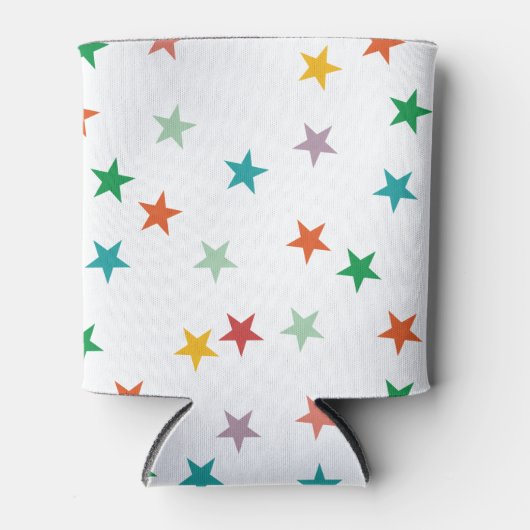 喜メリーび |クリスマスカラフル 缶クーラー (正面)