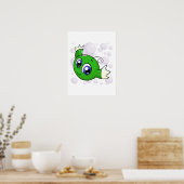 喜光湖を流れる緑の喜コ ポスター (キッチン)