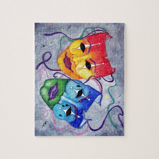 喜劇および悲劇 ジグソーパズル (縦)