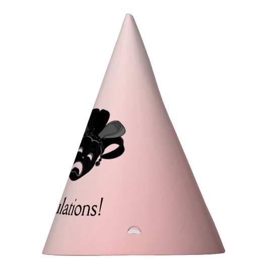 喜劇と悲劇の劇場おめでとう パーティーハット (右)