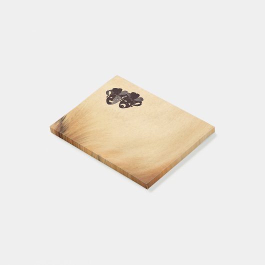 喜劇と悲劇の劇場ジェスターマスク素朴 ポストイット (アングル)