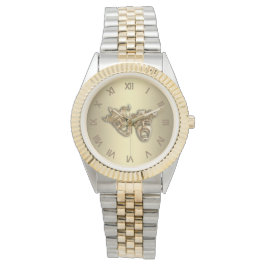 喜劇と悲劇の劇場仮面ローマ数字 腕時計