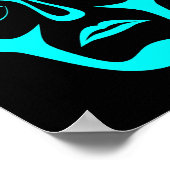 喜劇と悲劇の劇場用マスク ポスター (角)