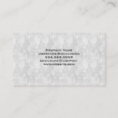 喜劇と悲劇の劇場用マスク 名刺 (裏面)