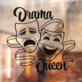 喜劇と悲劇の劇場面劇クイーンブラック ウィンドウサイン (シート2)