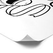 喜劇と悲劇の劇場面劇クイーンブラック ポスター (角)