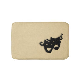 喜劇と悲劇の劇場革 バスマット