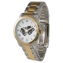 喜劇と悲劇の劇場黒番 腕時計