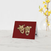 喜劇と悲劇の劇場 カード (黄色い花)