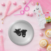 喜劇と悲劇の劇場 ペーパープレート (パーティー)