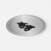 喜劇と悲劇の劇場 ペーパープレート (アングル)