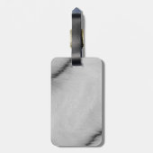 喜劇と悲劇の劇場 道化師の仮面 シルバー ラゲッジタグ (裏面縦)