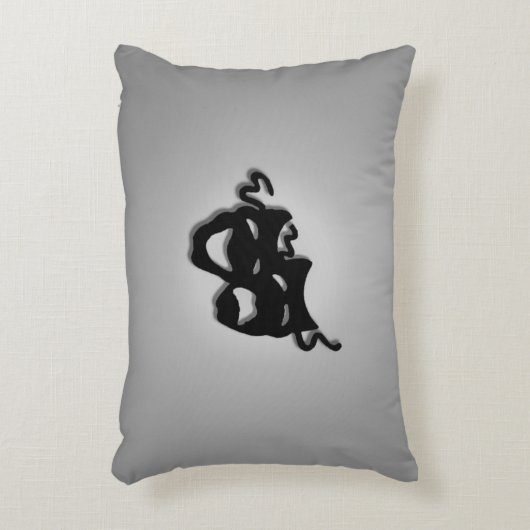 喜劇と悲劇の演劇マスク アクセントクッション (正面(垂直))