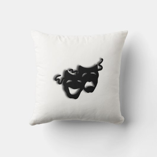 喜劇と悲劇の演劇マスク クッション (裏面)