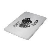 喜劇と悲劇の演劇マスク バスマット (アングル)