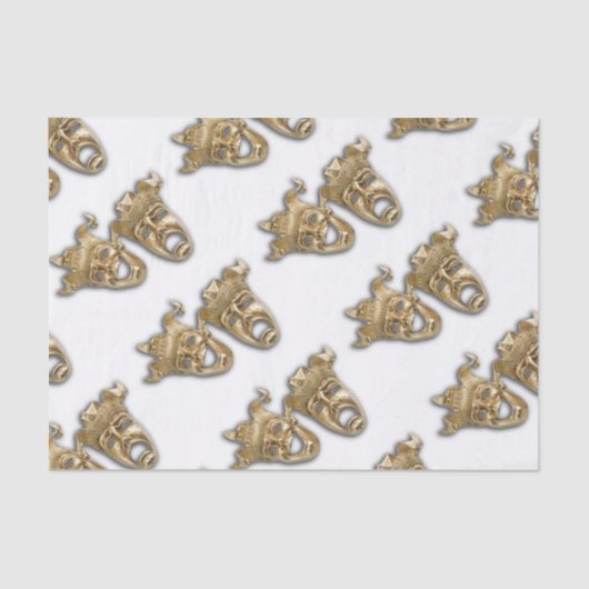 喜劇と悲劇の演劇マスク 薄葉紙 (正面)