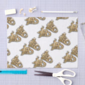 喜劇と悲劇の演劇マスク 薄葉紙 (クラフト)