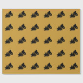 喜劇と悲劇の演劇ラッピング紙 ラッピングペーパー (フラット)