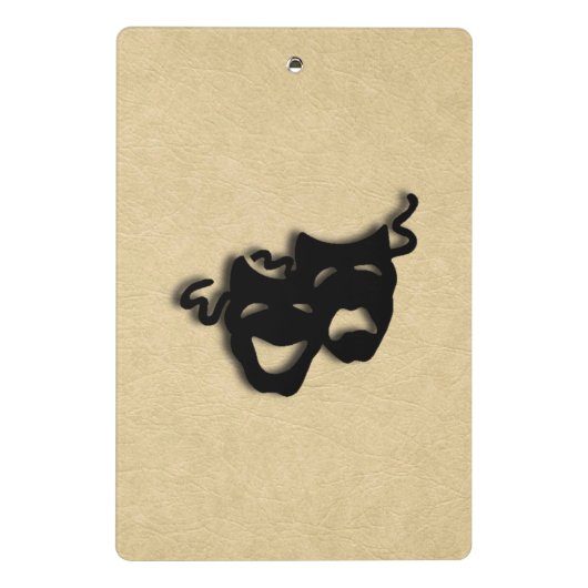 喜劇と悲劇マスク劇場 ミニクリップボード (裏面)