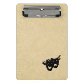 喜劇と悲劇マスク劇場 ミニクリップボード (正面)