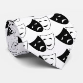 喜劇と悲劇マスク ネクタイ (ロール)