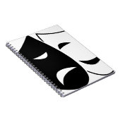 喜劇と悲劇マスク ノートブック (右側)