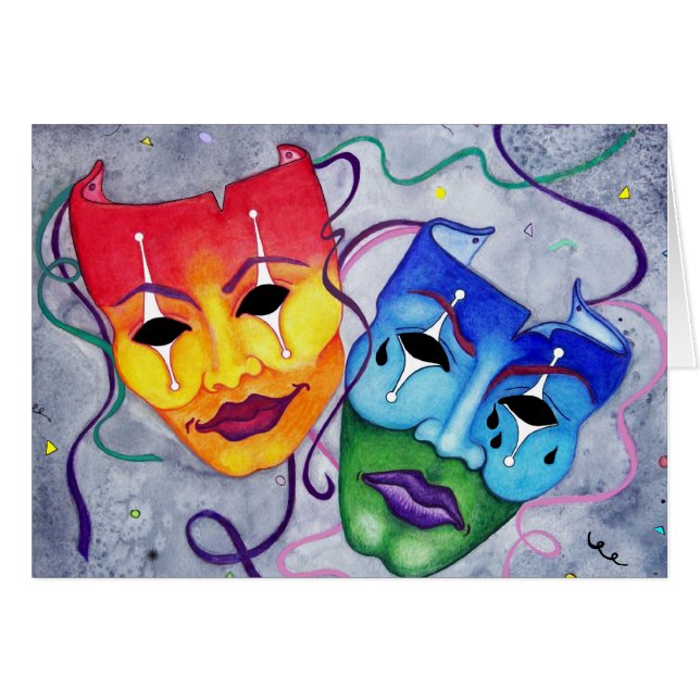 喜劇と悲劇 (正面横)