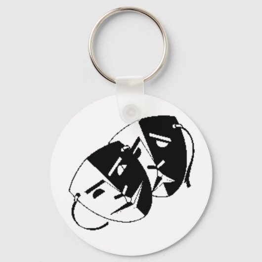 喜劇と悲劇 キーホルダー (正面)