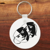 喜劇と悲劇 キーホルダー (正面)