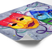 喜劇と悲劇 ポスター (角)