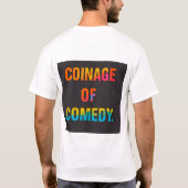 喜劇のコイン Tシャツ (裏面)