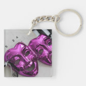 喜劇の悲劇のマスク キーホルダー (裏面)