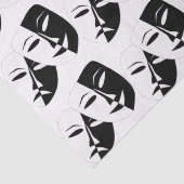 喜劇の悲劇ブラック&ホワイト劇場マスクティシュ 薄葉紙 (詳細)