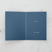 喜劇の悲劇ブルーシアターマスクおめでとう カード (内部)