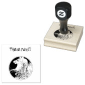 喜劇の承認のシール! ラバースタンプ (押印)