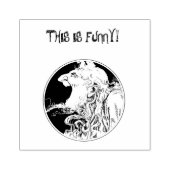 喜劇の承認のシール! ラバースタンプ (インプリント)