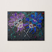 喜劇または悲劇のこっけい者のマスク ジグソーパズル (横)